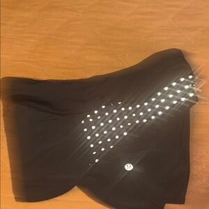 Lululemon Black Shorts with Reflective Accents